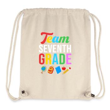 7. Klasse - Stanley/Stella recycelter Gym Bag - Naturweiß - Vorne