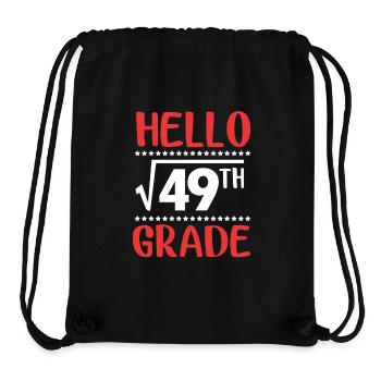 7. Klasse - Stanley/Stella recycelter Gym Bag - Schwarz - Vorne