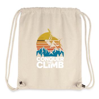 Conquer The Climb - Stanley/Stella recycelter Gym Bag - Naturweiß - Vorne