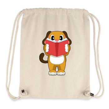 Dog Book - Stanley/Stella Recycled Gym Bag - natural - Front