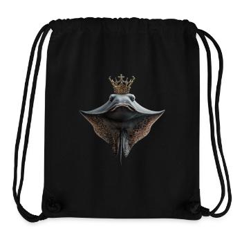 Stachelrochen - Stanley/Stella recycelter Gym Bag - Schwarz - Vorne