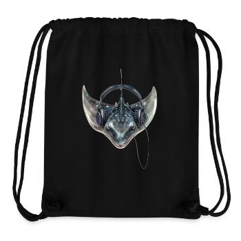 Stachelrochen - Stanley/Stella recycelter Gym Bag - Schwarz - Vorne