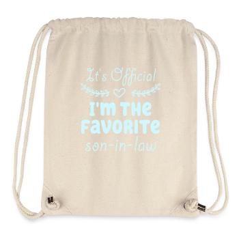 It's Official Favorite Son-In-Law - Stanley/Stella Recycled Gym Bag - natural - Front