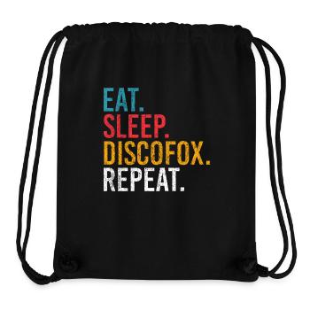 Eat Sleep Discofox Repeat für Tänzer - Stanley/Stella recycelter Gym Bag - Schwarz - Vorne