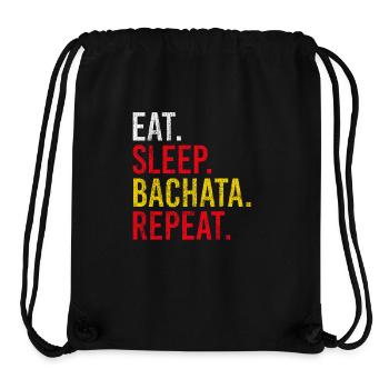 Eat Sleep Bachata Repeat Sensual Dance - Stanley/Stella Recycled Gym Bag - black - Front
