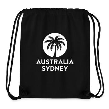 Australia Sydney - Stanley/Stella Recycled Gym Bag - black - Front