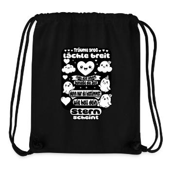 Wanted: Favorite Person – Heart Design - Stanley/Stella Recycled Gym Bag - black - Front