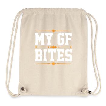 My GF Bites 7 - Stanley/Stella recycelter Gym Bag - Naturweiß - Vorne