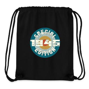 Special Edition 1945 Birthday Gift Vintage - Stanley/Stella Recycled Gym Bag - black - Front