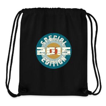 Special Edition 2015 Geburtstag Geschenk Vintage - Stanley/Stella recycelter Gym Bag - Schwarz - Vorne