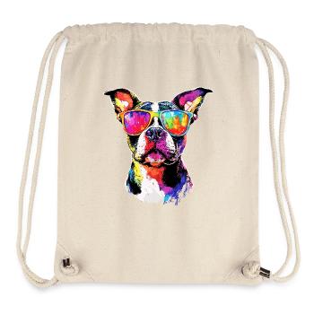 Pitbull Bulldog Pittie American Pitbull Terrier - Stanley/Stella Recycled Gym Bag - natural - Front