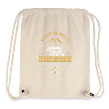 Great Smoky Mountains Nationalpark Wald Landsca - Stanley/Stella recycelter Gym Bag - Naturweiß - Vorne