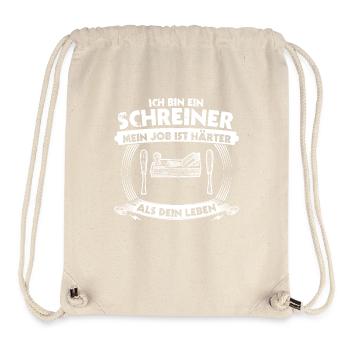Tischler Zimmermann Schreiner - Stanley/Stella recycelter Gym Bag - Naturweiß - Vorne