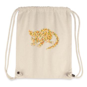 Opossum Geometric - Stanley/Stella Recycled Gym Bag - natural - Front