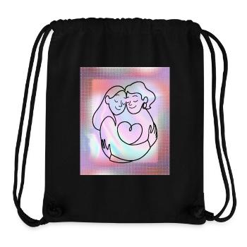 Favorite Human-Mother-Daughter-Sister-Girlfriend - Stanley/Stella Recycled Gym Bag - black - Front
