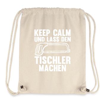Schreiner Zimmermann Tischler - Stanley/Stella recycelter Gym Bag - Naturweiß - Vorne