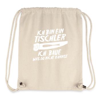 Schreiner Zimmermann Tischler - Stanley/Stella recycelter Gym Bag - Naturweiß - Vorne