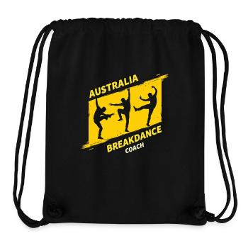 Breakdance Coach Motiv – Tänzer Outfit mit Stil - Stanley/Stella recycelter Gym Bag - Schwarz - Vorne