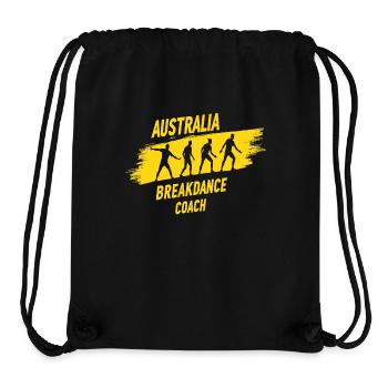 Breakdance Coach Motiv – Tänzer Outfit mit Stil - Stanley/Stella recycelter Gym Bag - Schwarz - Vorne