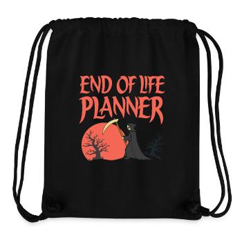 END OF LIFE PLANNER - Stanley/Stella Recycled Gym Bag - black - Front