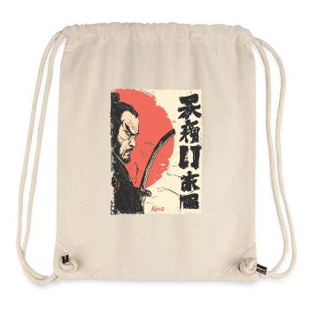 Japanese Red Sun Samurai - Stanley/Stella Recycled Gym Bag - natural - Front