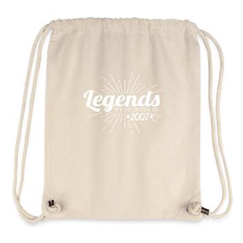 Legenden geboren 2007 Retro Geburtstag - Stanley/Stella recycelter Gym Bag - Naturweiß - Vorne
