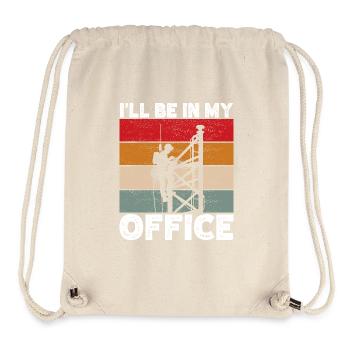 Industriekletterer Tower Climber Industrieklettern - Stanley/Stella recycelter Gym Bag - Naturweiß - Vorne