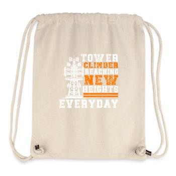Industriekletterer Tower Climber Industrieklettern - Stanley/Stella recycelter Gym Bag - Naturweiß - Vorne