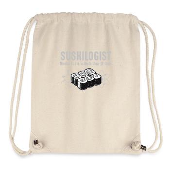 Sushilogist study of Sushi funny for women men kid - Stanley/Stella Recycled Gym Bag - natural - Front