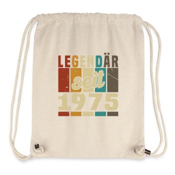 Legend since 1975 - Stanley/Stella Recycled Gym Bag - natural - Front