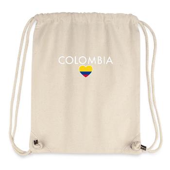 Colombia Kolumbien Kolumbianische Flagge - Stanley/Stella recycelter Gym Bag - Naturweiß - Vorne