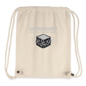 Sandwichologist study of Sandwiches funny for wome - Stanley/Stella Recycled Gym Bag - natural - Front