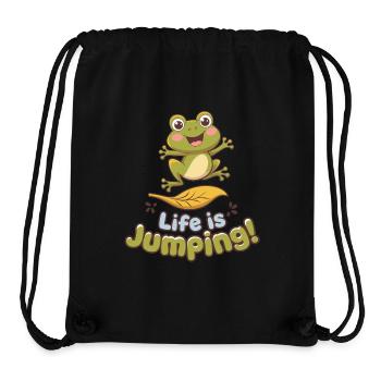 FROSCH - Stanley/Stella recycelter Gym Bag - Schwarz - Vorne