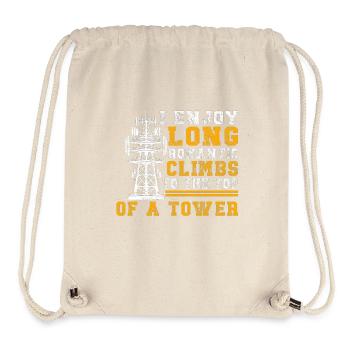 Industriekletterer Tower Climber Industrieklettern - Stanley/Stella recycelter Gym Bag - Naturweiß - Vorne