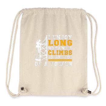 Industriekletterer Tower Climber Industrieklettern - Stanley/Stella recycelter Gym Bag - Naturweiß - Vorne