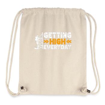 Industriekletterer Tower Climber Industrieklettern - Stanley/Stella recycelter Gym Bag - Naturweiß - Vorne