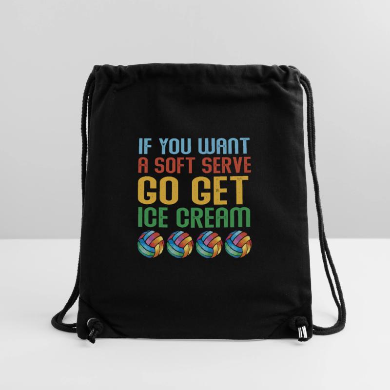 Wenn Sie ein Softeis wollen, holen Sie sich Eis Stanley/Stella recycelter Gym Bag