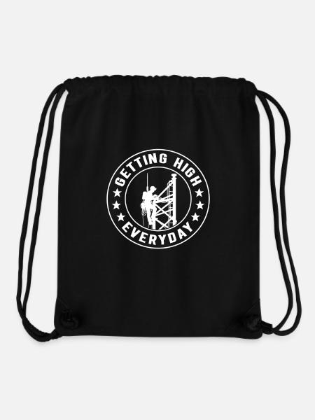 Industrial Climbers Tower Climbers Industrial Climbing - Stanley/Stella Recycled Gym Bag - black