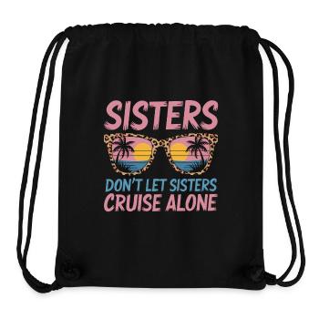 Kreuzfahrt Spruch Reise Schiffskreuzfahrt Geschenk - Stanley/Stella recycelter Gym Bag - Schwarz - Vorne
