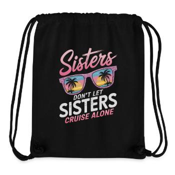 Kreuzfahrt Spruch Reise Schiffskreuzfahrt Geschenk - Stanley/Stella recycelter Gym Bag - Schwarz - Vorne