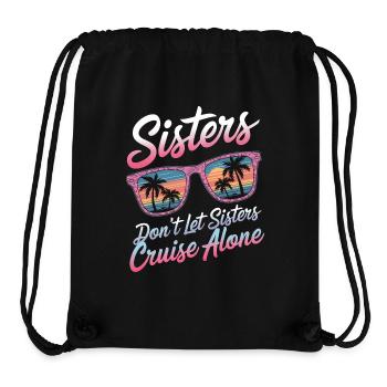 Kreuzfahrt Spruch Reise Schiffskreuzfahrt Geschenk - Stanley/Stella recycelter Gym Bag - Schwarz - Vorne