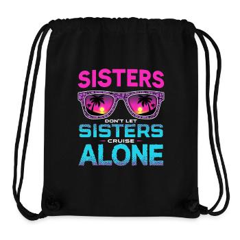 Kreuzfahrt Spruch Reise Schiffskreuzfahrt Geschenk - Stanley/Stella recycelter Gym Bag - Schwarz - Vorne