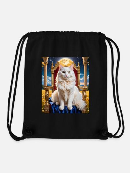 Cat - Stanley/Stella recycelter Gym Bag - Schwarz