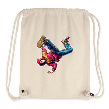 Breakdance - Stanley/Stella recycelter Gym Bag - Naturweiß - Vorne