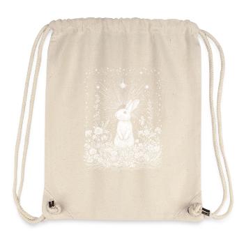 Boho Bunny Printemps Lapin Motif Bohème Cottagecore - Sac à cordon recyclé Stanley/Stella - blanc naturel - Devant