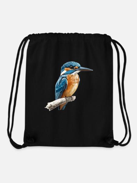 Eisvögel Eisvogel - Stanley/Stella recycelter Gym Bag - Schwarz