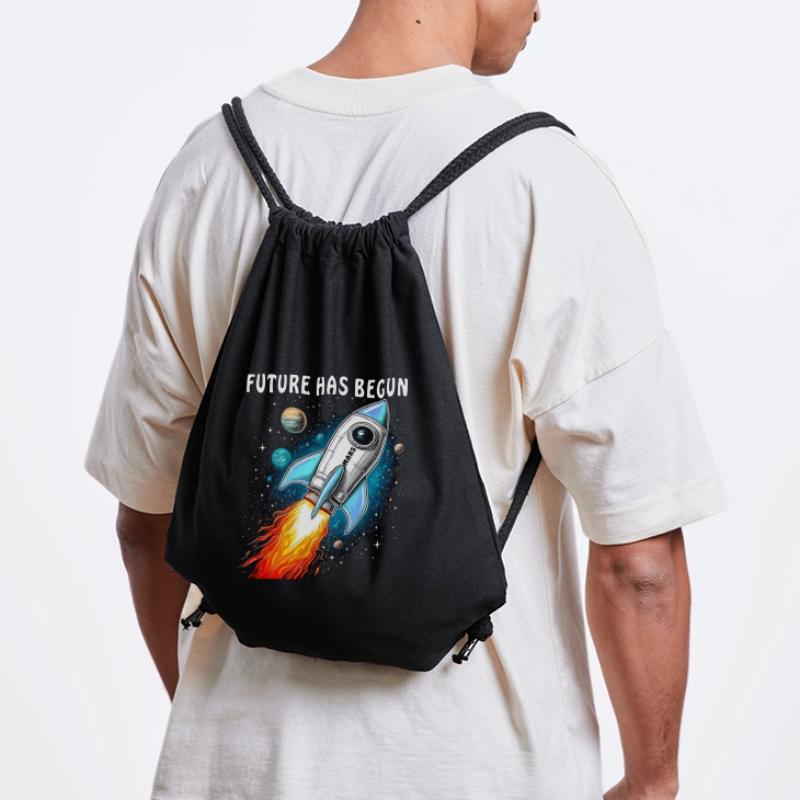 ROCKET MARS FUTURE HAS BEGUN Stanley/Stella Recycled Gym Bag