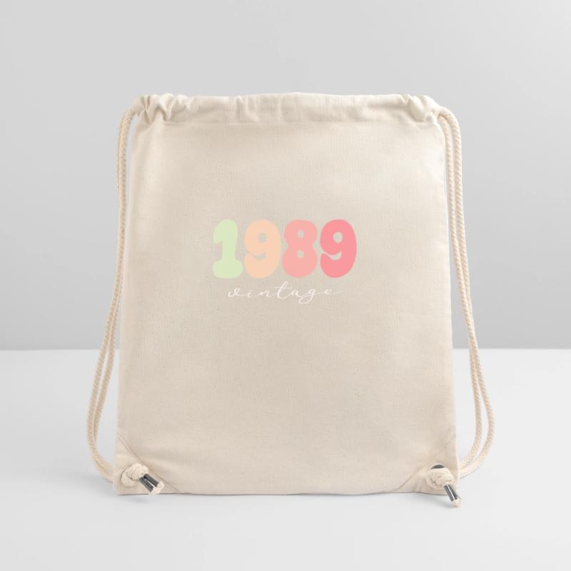 Année de naissance 1989 Sac à cordon recyclé Stanley/Stella