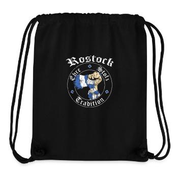 Rostock Ehre Stolz Tradition No II - Stanley/Stella recycelter Gym Bag - Schwarz - Vorne
