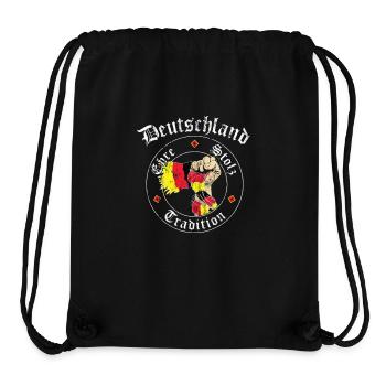 Deutschland Ehre Stolz Tradition No II - Stanley/Stella recycelter Gym Bag - Schwarz - Vorne